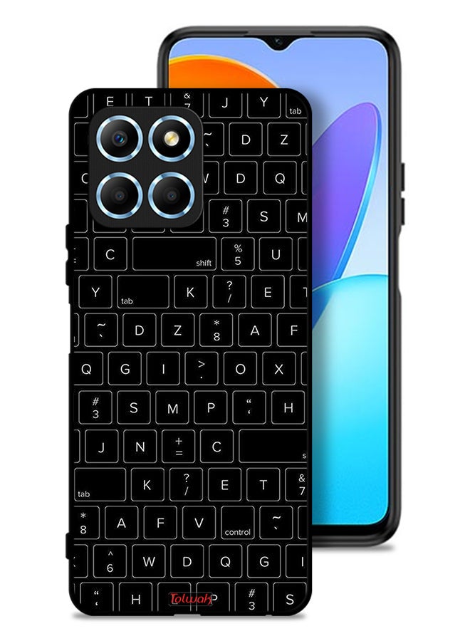 Tolwak Honor X6 Protective Case Cover Random Keyboard Keys Pattern - Image 1