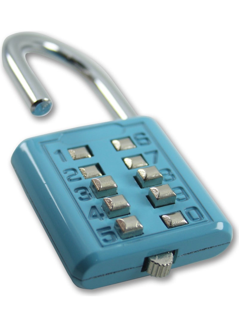 10 Digit Keyless Security Padlock Blue - pzsku/Z01DCFF4532221F9F6DECZ/45/_/1730535737/e470c112-bbef-4f13-b44e-fac297f7343e