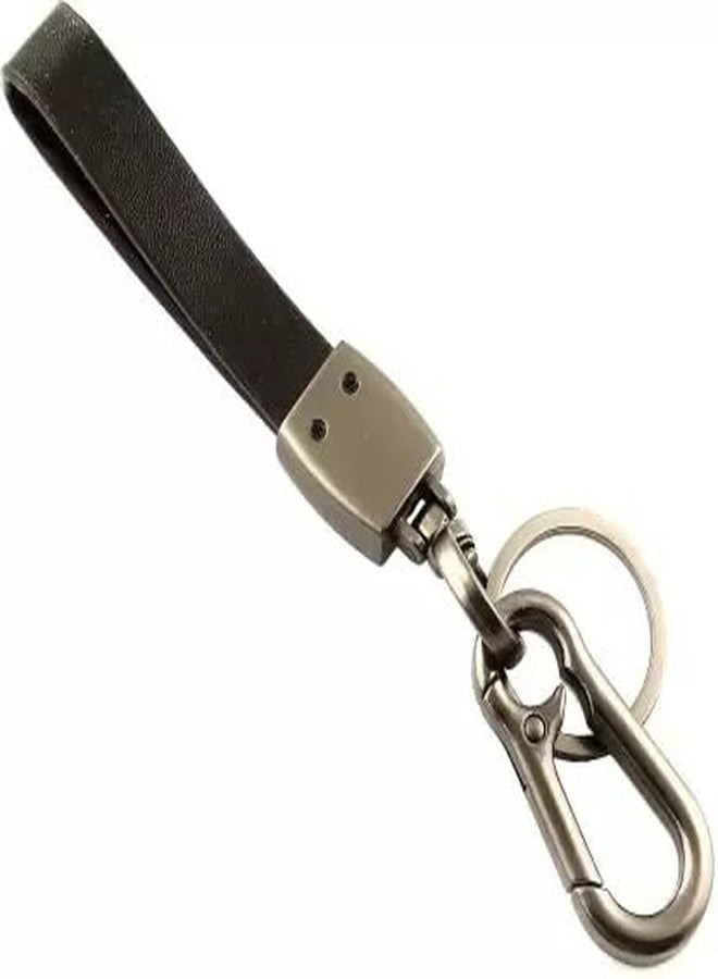 Mistazzo Suzuki Leather Strap Keychain Keyring For Cars And Bike Black Color (Suzuki Big Strap) - Image 2