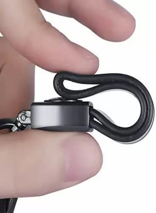 Mistazzo Suzuki Leather Strap Keychain Keyring For Cars And Bike Black Color (Suzuki Big Strap) - Image 3