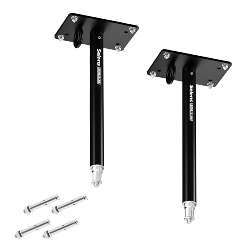 Selens 2 Pack Camera Ceiling Mount, 11" Wall Mount Bracket with 1/4" Universal Adapter for Video Light, Ring Light, Softbox, Reflector, Led Light - Image 1