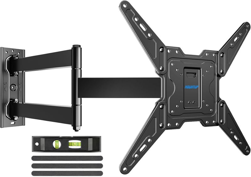 MOUNTUP Long Arm TV Wall Mount for Most 32-65 Inch TVs, Corner TV Mount Full Motion with 31.3” Long Extension, Swivel & Tilt Articulating Bracket, MAX VESA 400x400mm, Holds up to 99 lbs MU0075 - Image 1