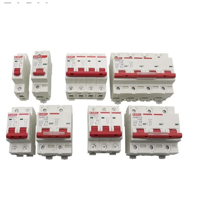 DC 4P 80A Solar Mini Circuit Breaker 1000V Overload Protection for Photovoltaic Systems - Image 2