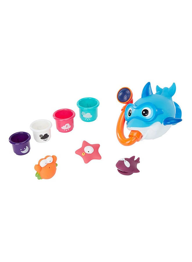 Badabulle Rigolo And Co Bath Set, 8 Pieces - Image 1