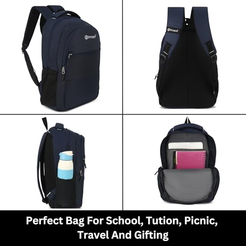 HYDER Flow 30L Multipurpose Backpack For Men,Women, Boys And Girls Bags for College, School, Travel, Office and Daily Use - Durable, Comfortable, and Stylish Bag/Backpacks (Blue) - Image 2