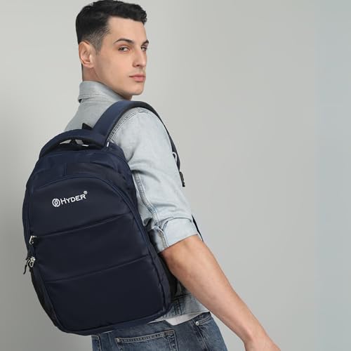 HYDER Flow 30L Multipurpose Backpack For Men,Women, Boys And Girls Bags for College, School, Travel, Office and Daily Use - Durable, Comfortable, and Stylish Bag/Backpacks (Blue) - Image 3