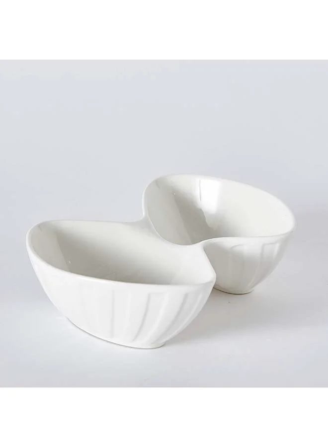 Home Box Supreme 2-Partition Bowl 22 x 5.2 x 15.2 cm