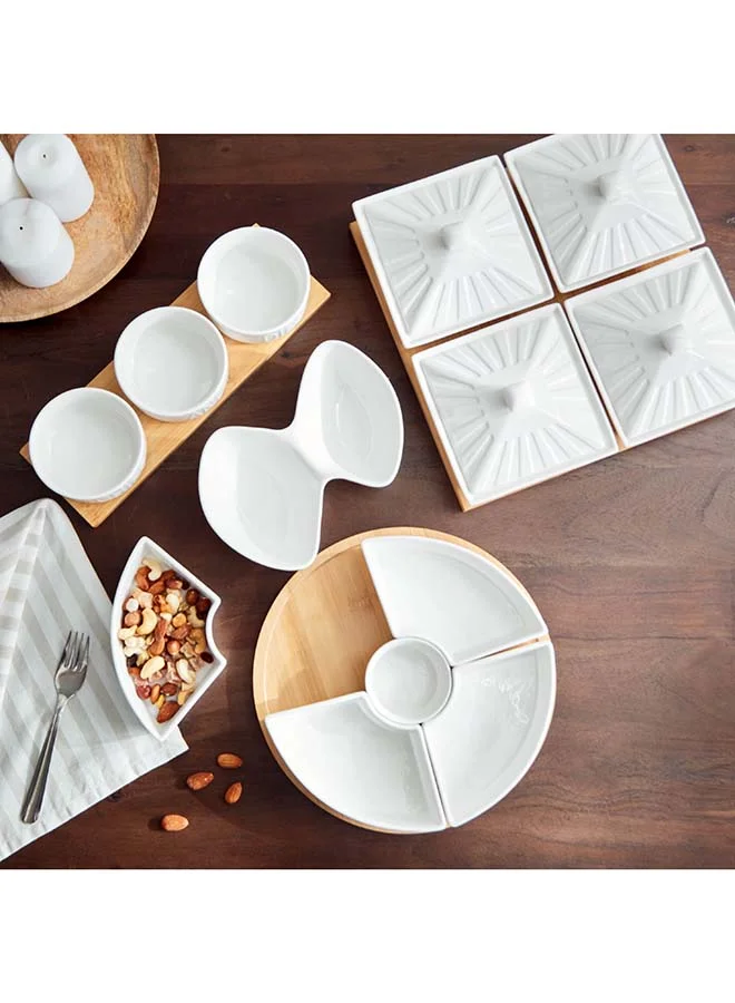Home Box Supreme 2-Partition Bowl 22 x 5.2 x 15.2 cm