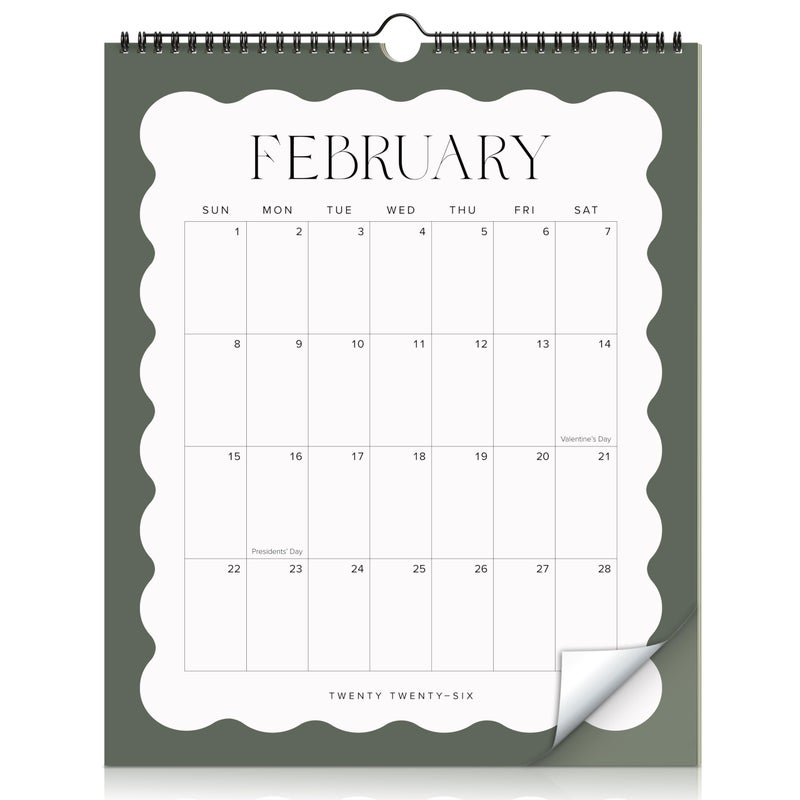 ZICOTO Aesthetic 2025-2026 Wall Calendar - Runs from May 2025 Until December 2026 - The Perfect Modern Calendar Planner for Easy Organizing - Image 1