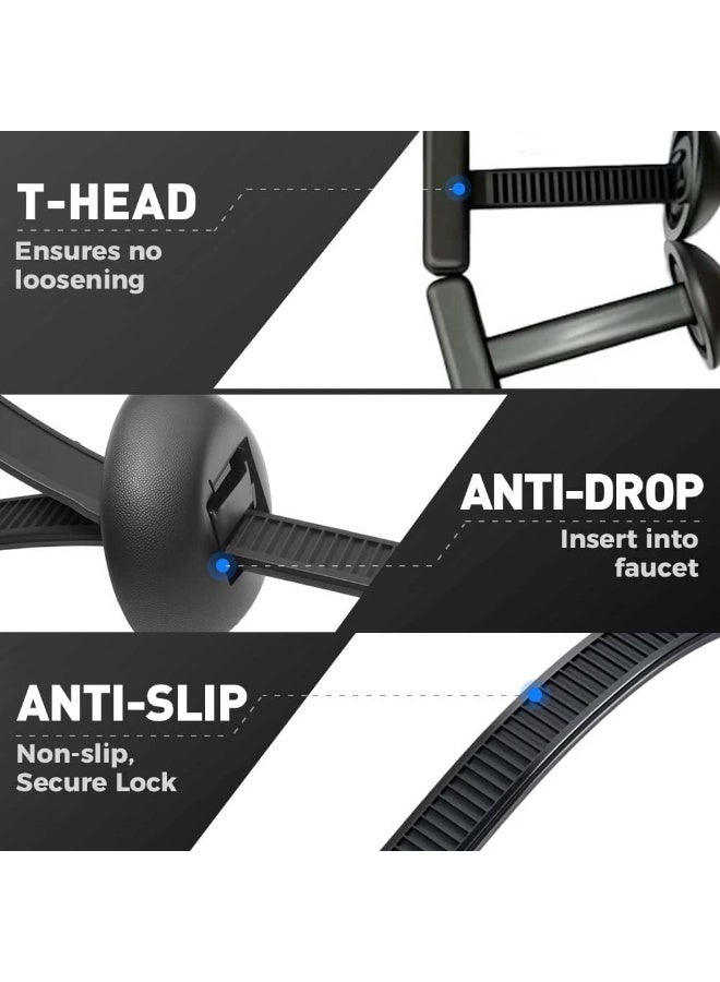 مشبك ربط كابلات نايلون عالمي، مشبك ربط كابلات، مشبك ربط سحابي، مشابك ربط سحابية للسيارات لمصدات السيارات وإصلاحات السيارات اليومية (20 قطعة) - Image 4