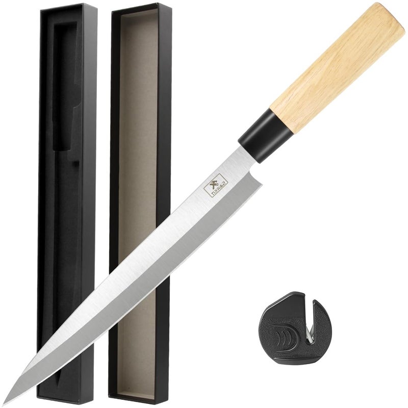 sawkit Sashimi Sushi Knife 79 InchFish Perfect Boning KnivesBread ChefsFor Cutting SushiSashimi Fish Filleting SlicingVery Sharp Stainless Steel Blade Meat and Peeling MultiPurpose Kitchen