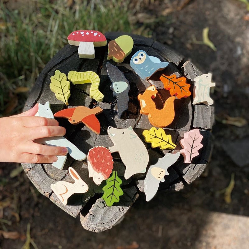 Tender Leaf Toys - Stacking Forest - Wooden Animal Balancing Game for Children and Toddlers - Manual Dexterity and Cognitive Development for Ages 18 Months+ - Image 5