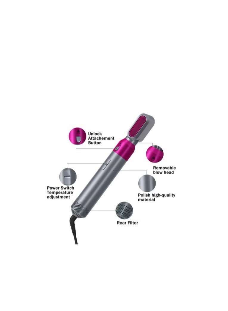 TechFort Multi Functional Hair Dryer Grey/Pink - Image 3