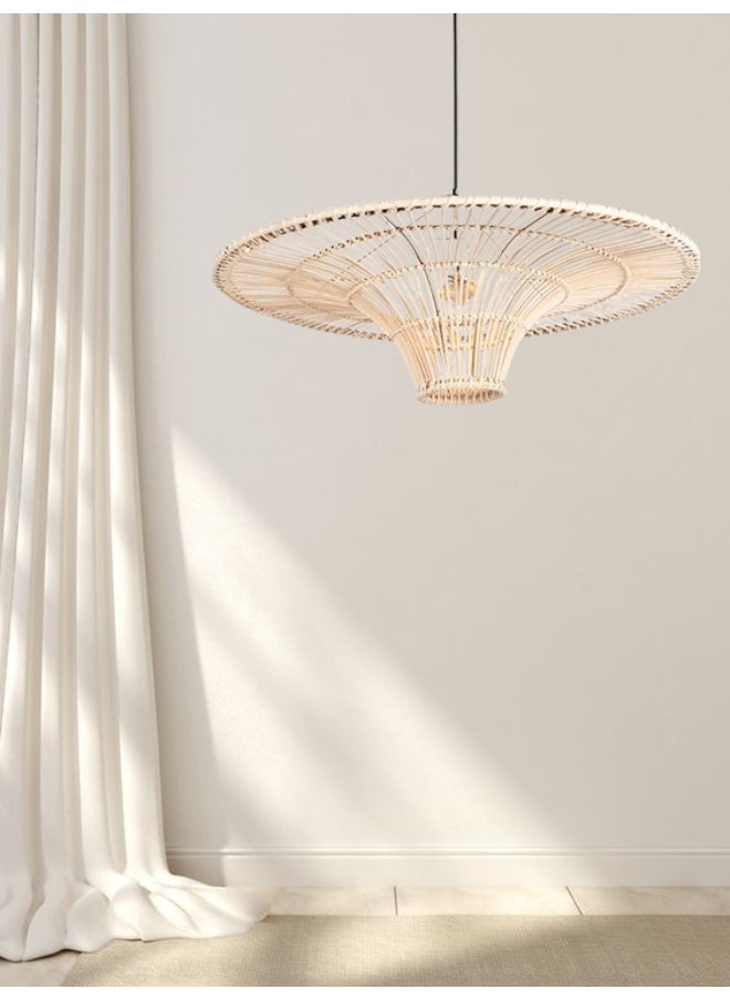 tbshomelamp Bamboo-Boho Celling Lighting Beige  100x30 cm  - Image 3