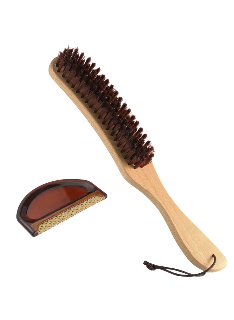 SOLARAE Clothes Brush, Hat Brush for Suits Lint Brush, Felt Cowboy Hat Cleaner Suit Brush, Laundress Lint Roller Wool Cashmere Velvet Furniture, Pet Hair Cleaning Kit - Image 1