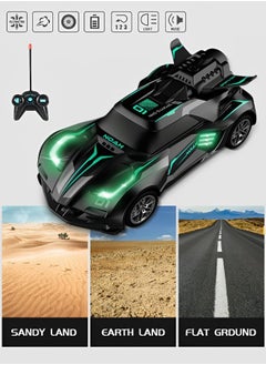 GROIC Remote Control Car,High Speed RC Car 1/20 Scale Race Car Supercar Vehicle with Spray Steam,LED Light,RC Racing Car  - Image 2