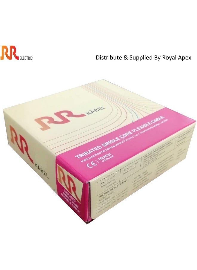 RR Multi Strand Pure Copper Single Core Flexible Cables | Trirated Electrolytic Conductor Up To 105C Fire Resist Electric Panel Wire | Bs6231 Iso9001 Ce Compliant 100Y(90M) Roll (1.5Mm, Yellow Green)  - Image 3