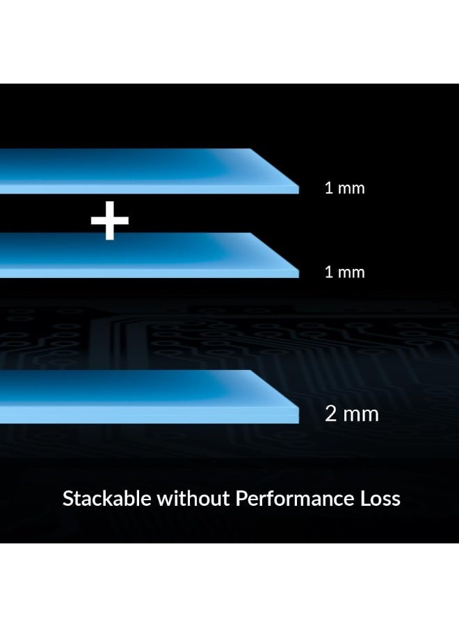 TP-3 Electrically Insulating Thermal Pad 100 x 100 x 1.0 mm, Metal Free Non-Capacitive Soft Thermal Sheet for PC, GPU, RAM and Electronics Cooling - Image 2