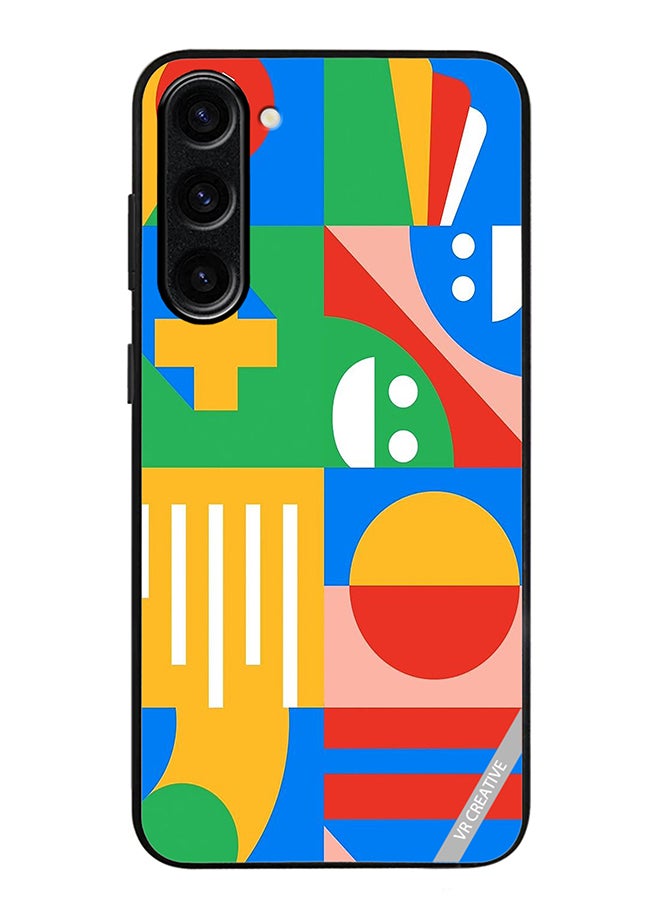 VR CREATIVE Protective Case Cover For Samsung Galaxy S24 Design Multicolour - Image 1