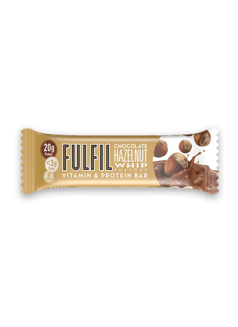 Fulfil Chocolate Hazelnut Whip Protein Bar 55g (20g Protein) - Image 1