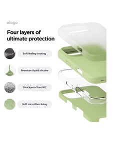 Generic Compatible with iPhone 16 Pro Max Case, Premium Liquid Silicone Case, Full Body Protective Cover, Shockproof, Slim Phone Case, Anti-Scratch Soft Microfiber Lining, 6.9 inch (Pastel Green)  - Image 5