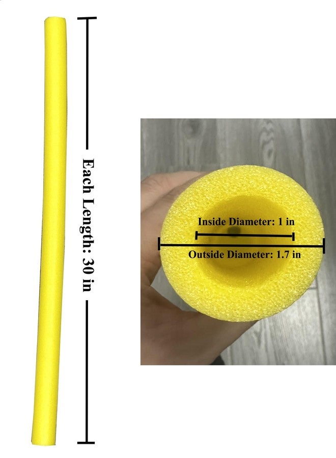 LANGXUN Trampoline Replacement 6 pcs Yellow Foam Rod - Image 3
