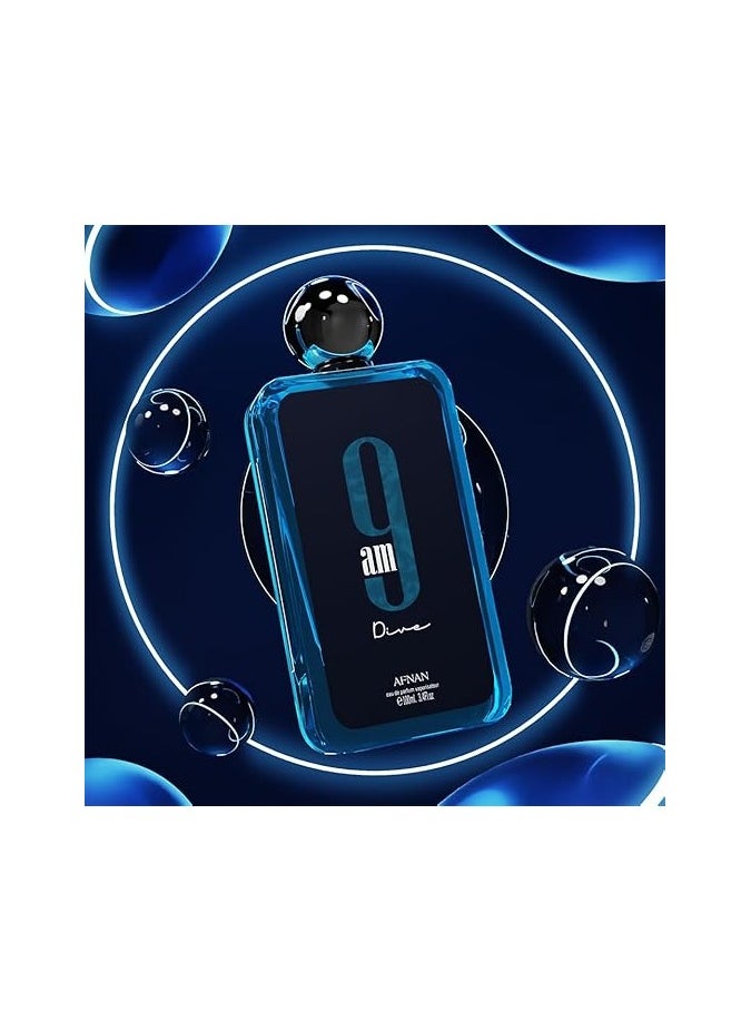 Afnan AFNAN 9 AM Dive Unisex Eau De Parfum, 100 ML  - Image 4