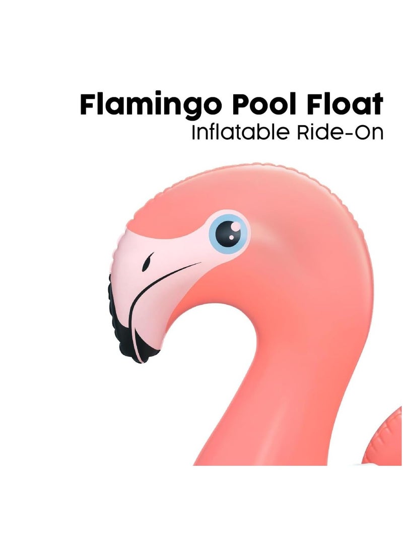 Bestway Flamingo  Inflatable Ride-On Lifebuoy for Children 38 x 107 cm - No:41525 - Image 2