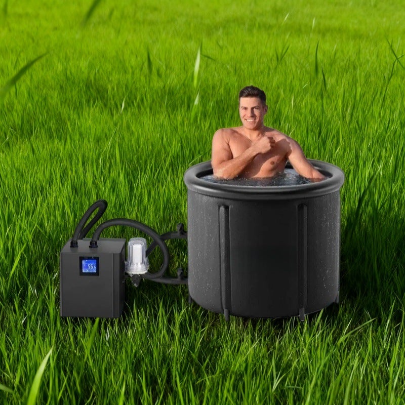 Sale Folding Bath Bucket With Air Ring Adult Bath Tub Baby Bath Tub Bath Bucket Bath Bucket Bath Bucket - Image 4