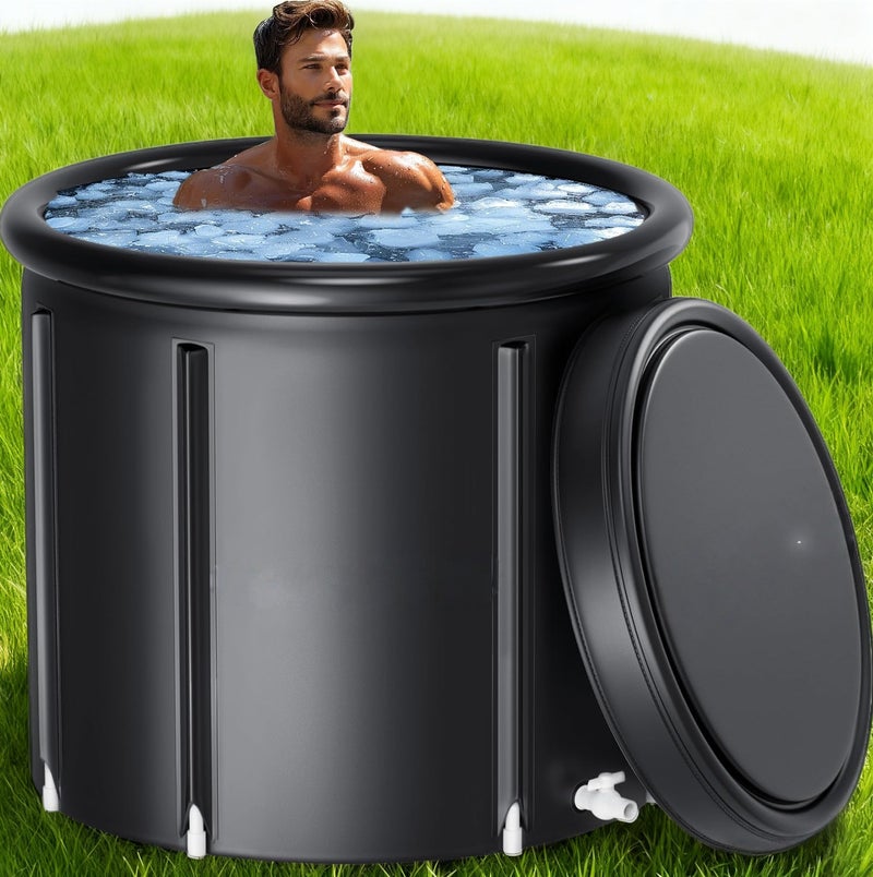 Sale Folding Bath Bucket With Air Ring Adult Bath Tub Baby Bath Tub Bath Bucket Bath Bucket Bath Bucket - Image 3