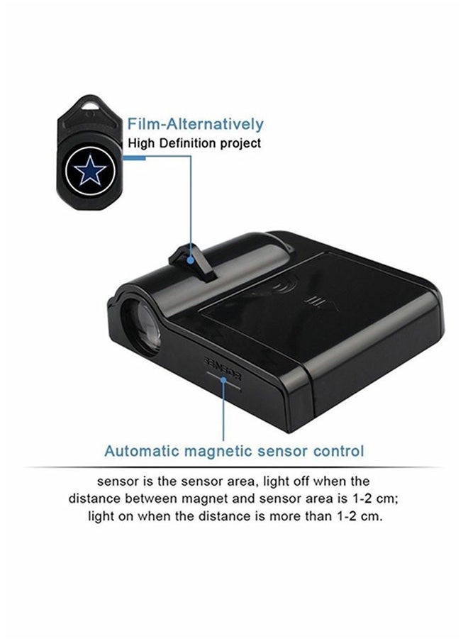 NIBEMINENT - 2-Piece LED Car Door Arsenal Logo Projector Shadow Light Set - Image 1