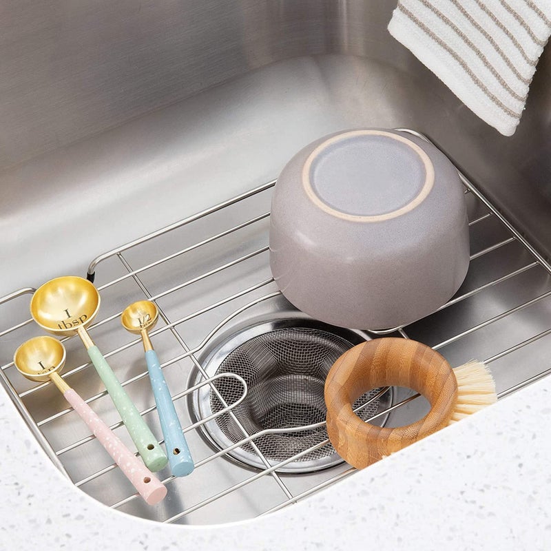 Better Houseware Medium Sink Protector Grid, Stainless Steel - Image 4