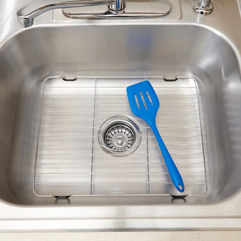 Better Houseware Medium Sink Protector Grid, Stainless Steel - Image 2