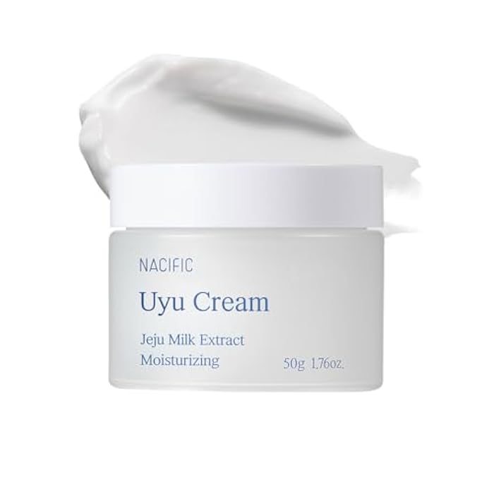 NACIFIC Jeju Uyu Cream Facial Cream 1.69fl. oz. 50G with Jeju Milk Extract Ceramide 5 Complex Moisture Lasting Natural Ingredients Korean Skin Care - Image 1