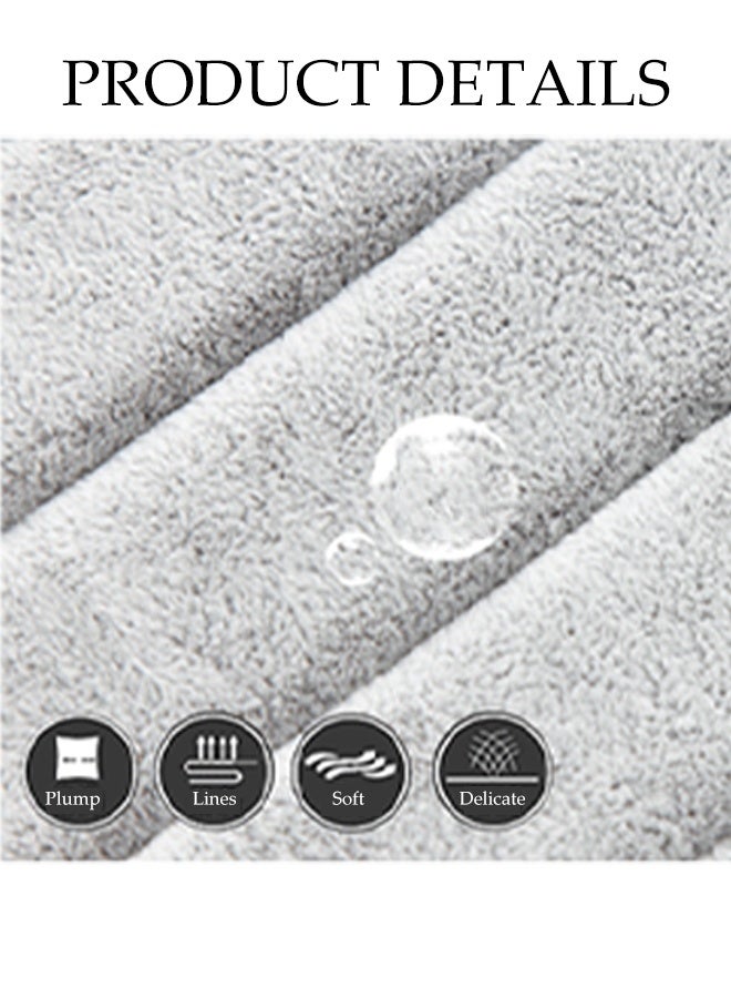 Ice Velvet Jewelry Box Display Case with a Clear Glass Window,Women Multifunctional Jewelry Storage, 24Grids for Earrings Rings Storage Grey - Image 3