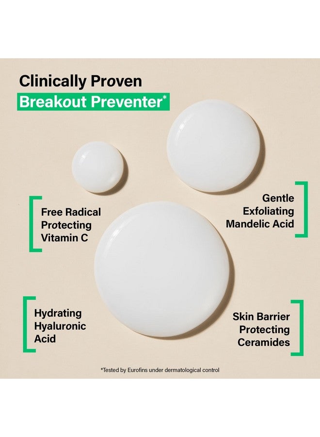 كوتس حليب مرطب لطيف يرطب البشرة ويحميها + يقشرها للمساعدة في منع ظهور البثور، معتمد من أطباء الجلدية + مثبت سريريًا، 4.2 أونصة - Image 2