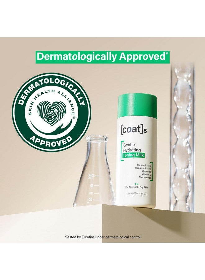 كوتس حليب مرطب لطيف يرطب البشرة ويحميها + يقشرها للمساعدة في منع ظهور البثور، معتمد من أطباء الجلدية + مثبت سريريًا، 4.2 أونصة - Image 3