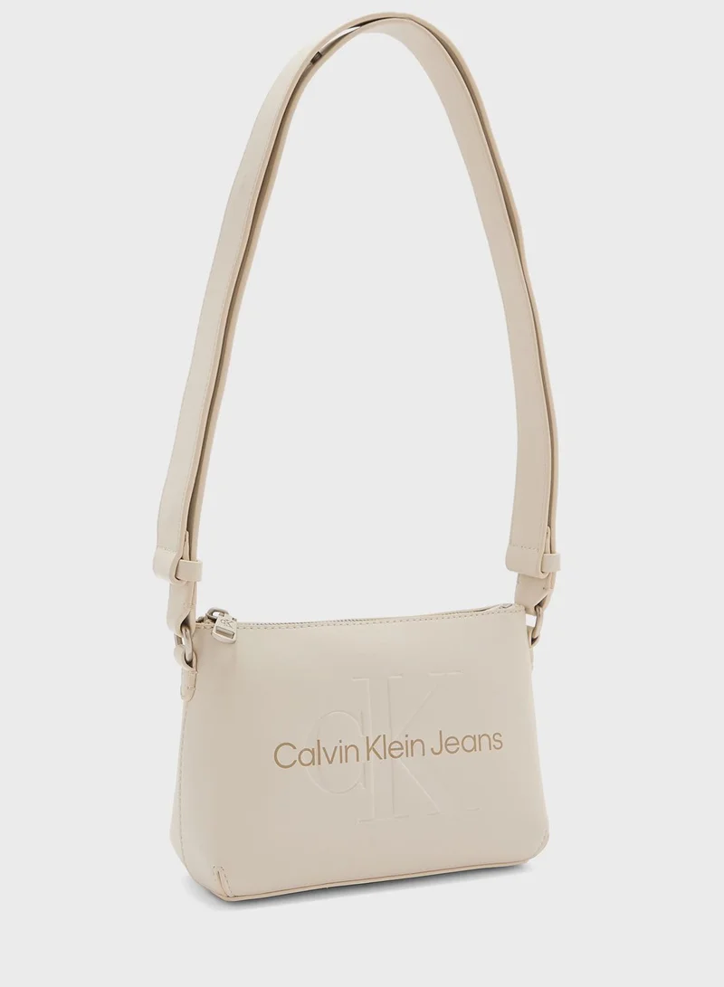 CALVIN KLEIN Logo Detailed Curved Peak Cap