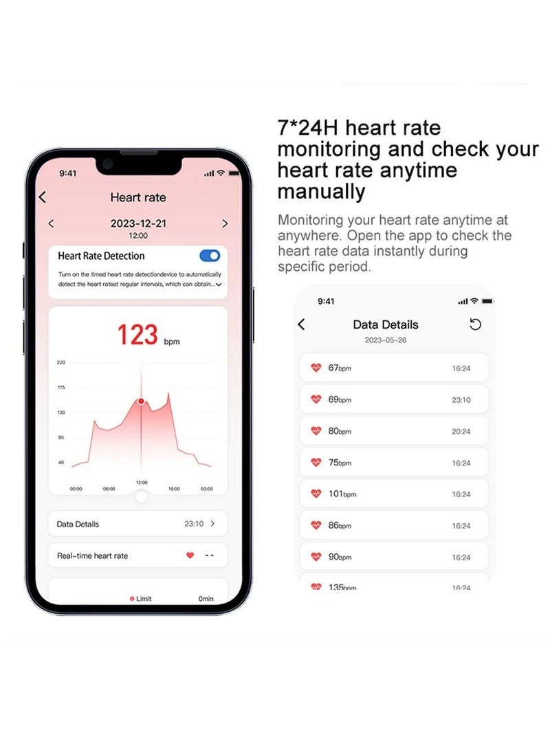 R02 Smart Ring Military Grade Titanium Steel Shell Health Monitoring IP68 & 3ATM Waterproof Multi-sport Modes (Gold, 19.8mm) - Image 2