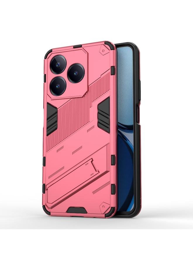 For Realme C63 4G Global Punk Armor 2 in 1 PC + TPU Phone Case with Holder(Light Red) - pzsku/Z01DE7FCFBA6D1529EF62Z/45/_/1739619695/7d2aed05-c767-4a1c-9b4a-574e21ffc211