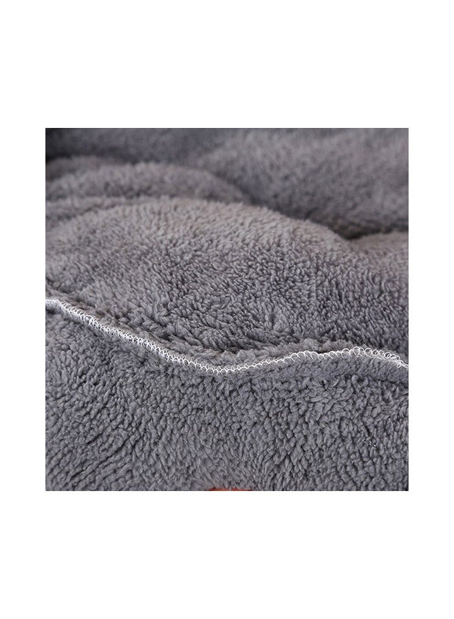 بيوينتي سرير قطط على شكل دونات ف fluffy باللون الرمادي - 34x34x10 سنتيمتر - Image 4