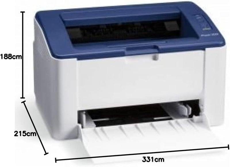 زيروكس طابعة ليزرية أحادية اللون من طراز Xerox Phaser 3020 مزودة بواجهة USB وWi-Fi - Image 4