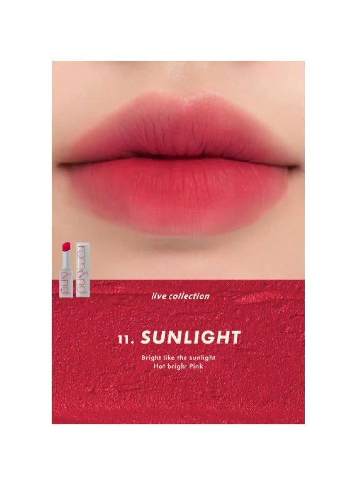 rom&nd Zero Matte Lipstick 11 Sunlight - Image 2