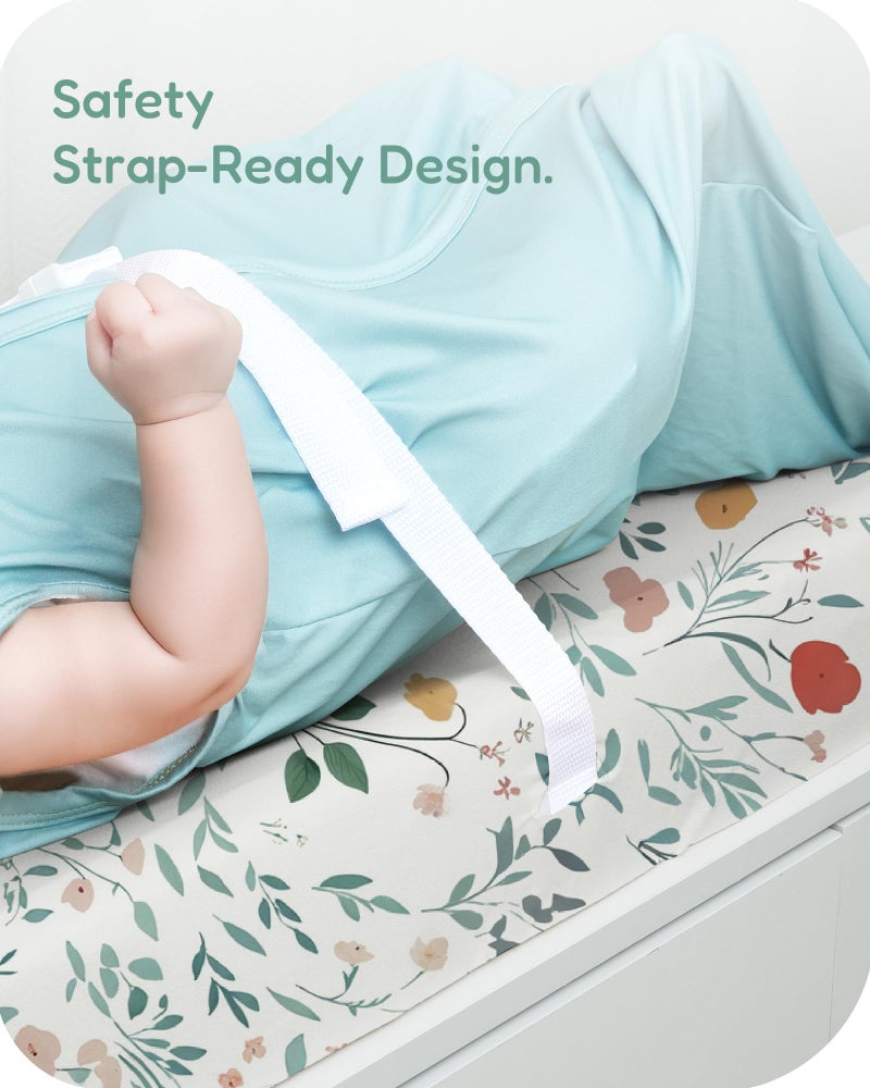 TotChill Extra Stretchy Changing Pad Cover, Ultra Soft Premium Jersey Knit Changing Pad Sheets, Unisex for Boys Girls, Fits All Standard Changing Tables/Dresser Tops - 2 Pack - Image 4