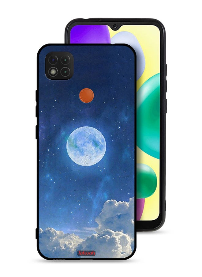 Tolwak Xiaomi Redmi 9C Protective Case Cover Moon Clouds  - Image 1