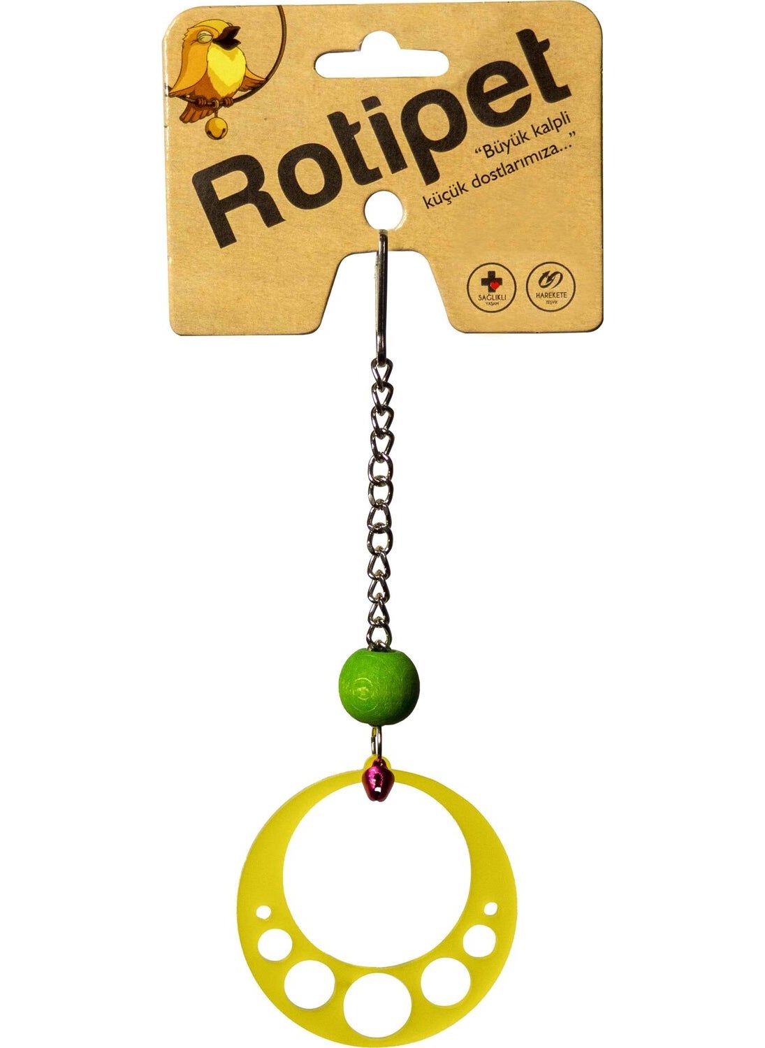 Rotipet - Bird Toy Acrylic Geometric Pendulum-06 - Image 1