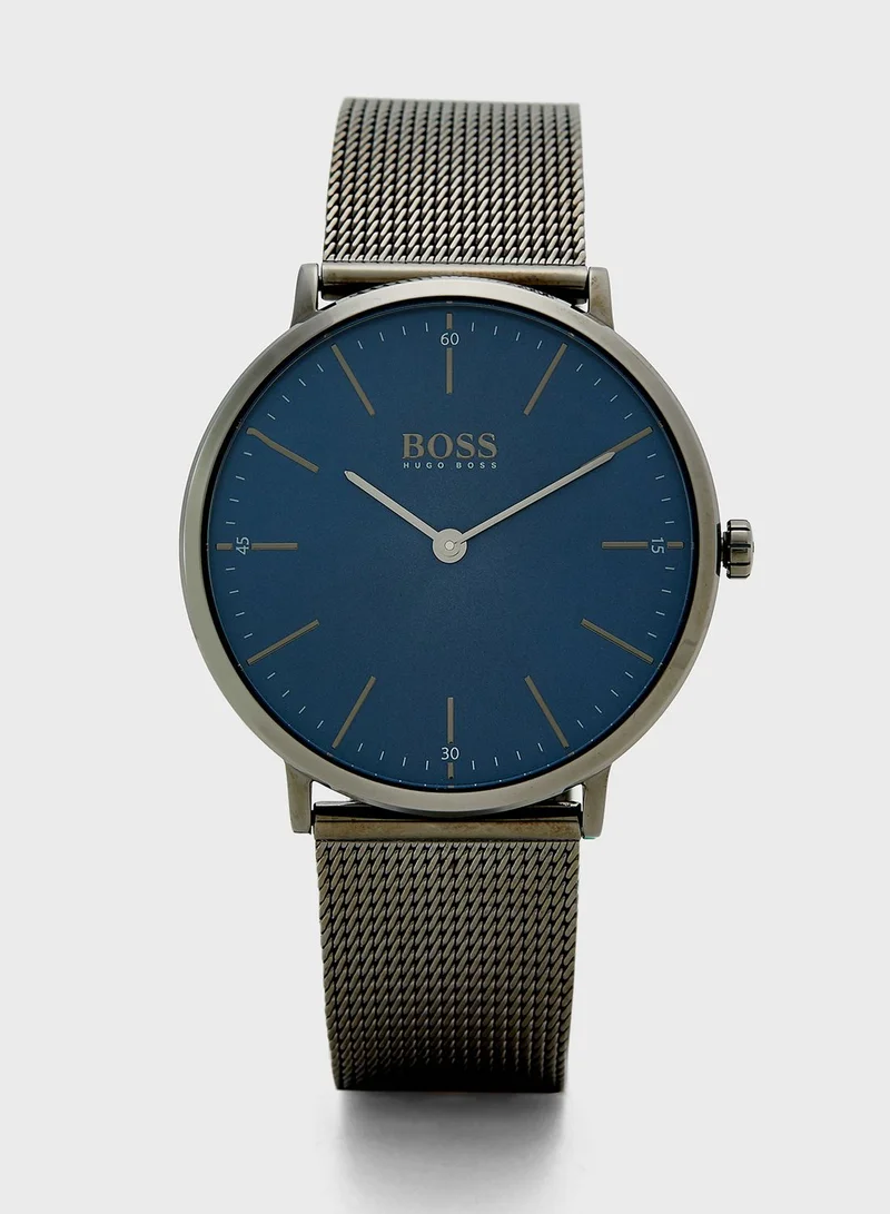 BOSS Round Steel Strap Analog Watch