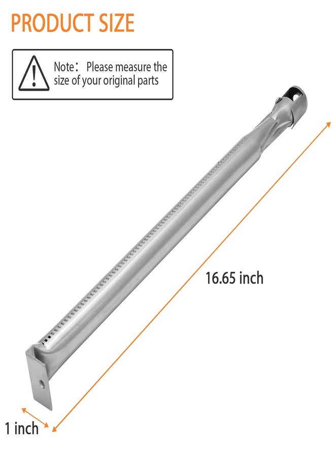 DELSbbq Tube Burner Replacement for Blackstone 36 inch Grill- B036 4-Pack Stainless Steel Straight Burner Tube, Set of 4 - Image 2