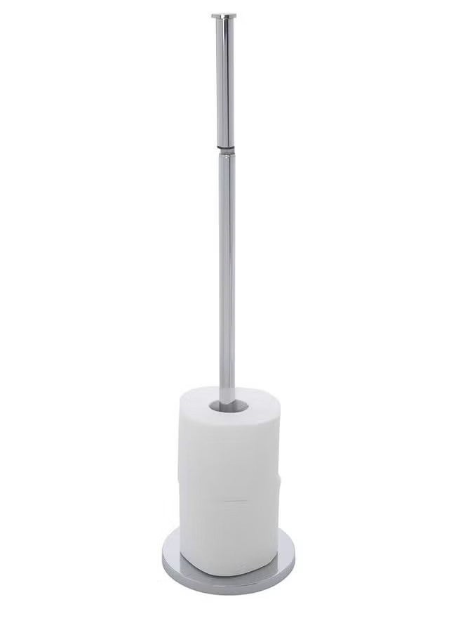 Beauenty - Toilet Paper Holder Stand Bathroom Toilet Paper Storage for 4 Paper Rolls with Modern shiny base, Free Standing Toilet Paper Roll Holder,Stainless Steel - Image 1
