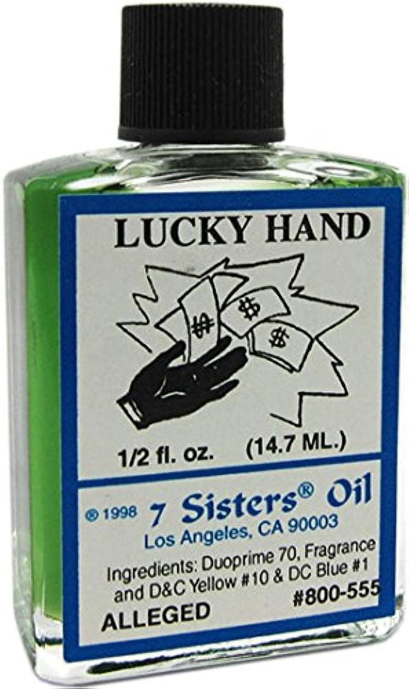 INDIO 7 Sisters Of New Orleans Perfumed Anointing Oil LUCKY HAND 12oz